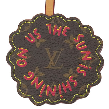 ルイヴィトン LOUIS VUITTON LV サン M02550 イエロー×モノグラム モノグラムキャンバス レザー バッグチャーム 黄色 モノグラム 太陽 キーホルダー