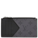ルイヴィトン LOUIS VUITTON コインカード ホルダー M69533 モノグラムエクリプス レザー モノグラムエクリプスキャンバス モノグラムエクリプスリバースキャンバス コインケース シルバー金具 黒 グレー フラグメントケース