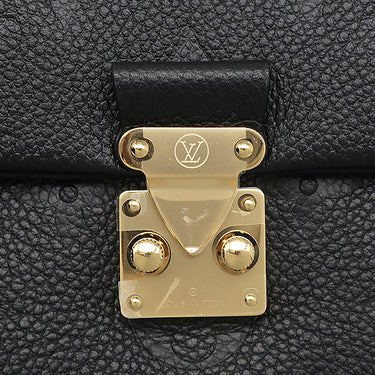 ルイヴィトン LOUIS VUITTON ナノ マドレーヌ M12144 ブラック モノグラムアンプラント 2WAYバッグ ゴールド金具 黒 肩掛け チェーンショルダー