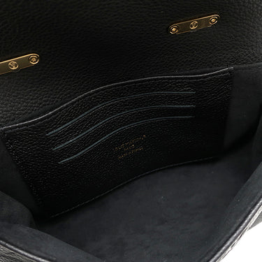 ルイヴィトン LOUIS VUITTON ナノ マドレーヌ M12144 ブラック モノグラムアンプラント 2WAYバッグ ゴールド金具 黒 肩掛け チェーンショルダー