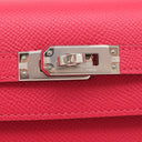 エルメス HERMES ケリー25 外縫い ローズエクストリーム ヴォーエプソン 2WAYバッグ シルバー金具 ピンク