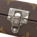 ルイヴィトン LOUIS VUITTON ウォレット トランク M20250 モノグラムマカサー モノグラムマカサー クラッチバッグ シルバー金具 茶 黒