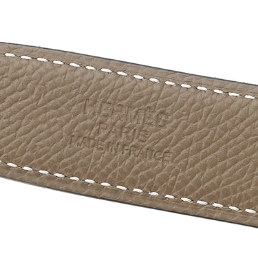 エルメス HERMES ミニコンスタンス H ブラック×エトゥープ ヴォースイフト ヴォーエプソン #80 ベルト シルバー金具 黒 グレージュ リバーシブル