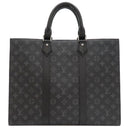 ルイヴィトン LOUIS VUITTON サックプラ 24H M47059 モノグラムエクリプス モノグラムキャンバス モノグラムエクリプス トートバッグ シルバー金具 黒 ショルダーバッグ 肩掛け