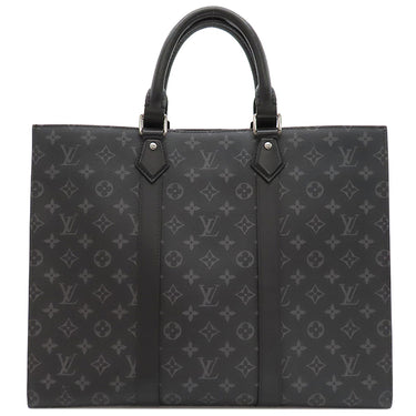 ルイヴィトン LOUIS VUITTON サックプラ 24H M47059 モノグラムエクリプス モノグラムキャンバス モノグラムエクリプス トートバッグ シルバー金具 黒 ショルダーバッグ 肩掛け