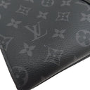 ルイヴィトン LOUIS VUITTON サックプラ 24H M47059 モノグラムエクリプス モノグラムキャンバス モノグラムエクリプス トートバッグ シルバー金具 黒 ショルダーバッグ 肩掛け