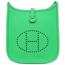 エルメス HERMES エヴリンTPM アマゾン ヴェールコミック×ヴェールフィズ トリヨンクレマンス ショルダーバッグ シルバー金具 新品 未使用 緑 薄緑 ストライプ