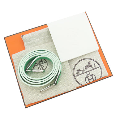 エルメス HERMES エヴリンTPM アマゾン ヴェールコミック×ヴェールフィズ トリヨンクレマンス ショルダーバッグ シルバー金具 新品 未使用 緑 薄緑 ストライプ