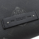 ベルルッティ BERLUTI ピュア シグネチャー トートバッグ 224634 ブラック キャンバス レザー シグネチャーキャンバス トートバッグ シルバー金具 黒 肩掛け