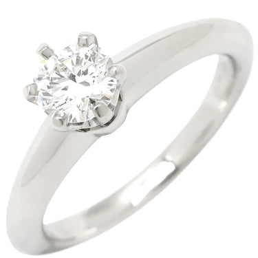 ティファニー Tiffany & Co ソリティア ダイヤリング プラチナシルバー Pt950 ダイヤモンド リング 指輪 T＆Co. 一粒 1P 2.5号
