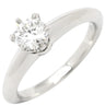 ティファニー Tiffany & Co ソリティア ダイヤリング プラチナシルバー Pt950 ダイヤモンド リング 指輪 T＆Co. 一粒 1P 2.5号