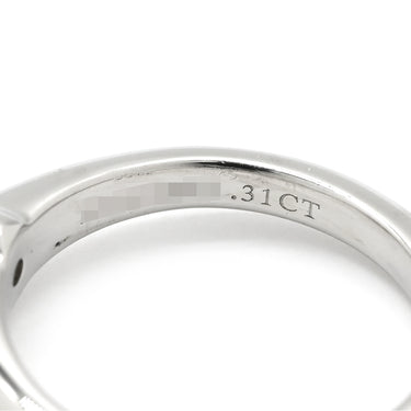 ティファニー Tiffany & Co ソリティア ダイヤリング プラチナシルバー Pt950 ダイヤモンド リング 指輪 T＆Co. 一粒 1P 2.5号