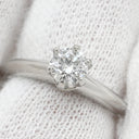 ティファニー Tiffany & Co ソリティア ダイヤリング プラチナシルバー Pt950 ダイヤモンド リング 指輪 T＆Co. 一粒 1P 2.5号