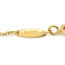 ティファニー Tiffany & Co バイザヤード シングルダイヤモンド ペンダント イエローゴールド K18YG ダイヤモンド ネックレス Au750 T&Co. 1石 1P エルサペレッティ