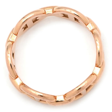 エルメス HERMES シェーヌダンクル アンシェネ PM H110025B 00051 ローズゴールド K18PG #52(JP12) リング 指輪 ピンクゴールド Au750 18K 18金 11.5号