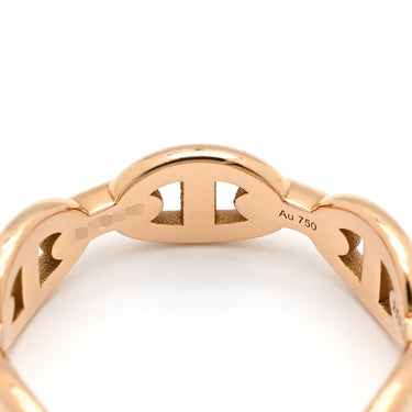 エルメス HERMES シェーヌダンクル アンシェネ PM H110025B 00051 ローズゴールド K18PG #52(JP12) リング 指輪 ピンクゴールド Au750 18K 18金 11.5号