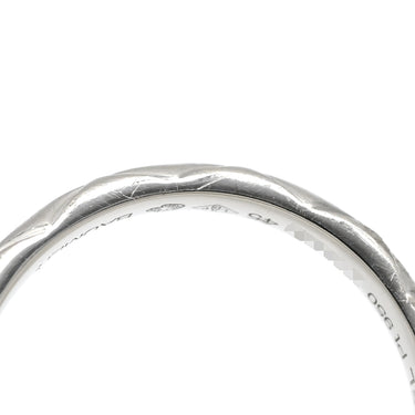 シャネル CHANEL マトラッセ プラチナシルバー Pt950 #45 リング 指輪 プラチナム 3P 3石 3粒 ダイヤ キルティング スモールモデル ピンキー 5号