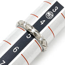 シャネル CHANEL マトラッセ プラチナシルバー Pt950 #45 リング 指輪 プラチナム 3P 3石 3粒 ダイヤ キルティング スモールモデル ピンキー 5号