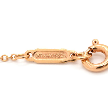ティファニー Tiffany & Co フルール ド リスキー ダイヤ ミニペンダント ローズゴールド K18PG ダイヤモンド ネックレス T&Co. ピンクゴールド Au750 鍵 Tiffany
