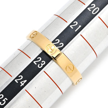 カルティエ Cartier スモールモデル B4085000 イエローゴールド K18YG #63 リング 指輪 LOVE Ring Au750 18K 18金 ミニラブリング 22号