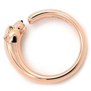 カルティエ Cartier パンテール ドゥ カルティエ リング スモールモデル B4230000 ピンクゴールド K18PG オニキス ツァボライト #55 リング 指輪 オニキス ツァボライト 750PG 14号