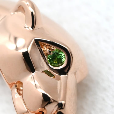 カルティエ Cartier パンテール ドゥ カルティエ リング スモールモデル B4230000 ピンクゴールド K18PG オニキス ツァボライト #55 リング 指輪 オニキス ツァボライト 750PG 14号
