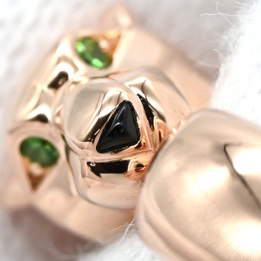 カルティエ Cartier パンテール ドゥ カルティエ リング スモールモデル B4230000 ピンクゴールド K18PG オニキス ツァボライト #55 リング 指輪 オニキス ツァボライト 750PG 14号