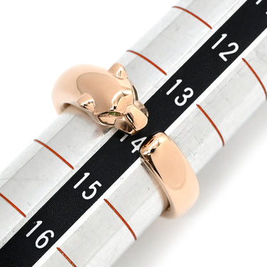 カルティエ Cartier パンテール ドゥ カルティエ リング スモールモデル B4230000 ピンクゴールド K18PG オニキス ツァボライト #55 リング 指輪 オニキス ツァボライト 750PG 14号