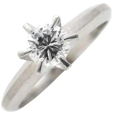 ノンブランド NON BRAND プラチナシルバー Pt850 ダイヤモンド リング 指輪 0.35ct ダイヤ 1P 1石 1粒 立爪 ソリテール プラチナム Pt850 エンゲージ ブライダル ウェディング 11号