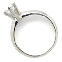 ノンブランド NON BRAND プラチナシルバー Pt850 ダイヤモンド リング 指輪 0.35ct ダイヤ 1P 1石 1粒 立爪 ソリテール プラチナム Pt850 エンゲージ ブライダル ウェディング 11号