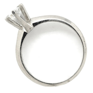 ノンブランド NON BRAND プラチナシルバー Pt850 ダイヤモンド リング 指輪 0.35ct ダイヤ 1P 1石 1粒 立爪 ソリテール プラチナム Pt850 エンゲージ ブライダル ウェディング 11号