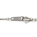 ノンブランド NON BRAND ダイヤ クロス ペンダント ホワイトゴールド K10WG ダイヤモンド ネックレス 0.1ct 10P 10石 10粒 十字架 ミニ スモール ホワイトゴールド K10WG ベネチアンチェーン