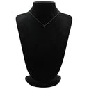 ノンブランド NON BRAND ダイヤ クロス ペンダント ホワイトゴールド K10WG ダイヤモンド ネックレス 0.1ct 10P 10石 10粒 十字架 ミニ スモール ホワイトゴールド K10WG ベネチアンチェーン