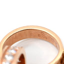 カルティエ Cartier Love ネックレス セミパヴェ ダイヤ ピンクゴールド K18PG ダイヤモンド ネックレス 18金 750PG PG パヴェダイヤ