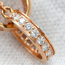 カルティエ Cartier Love ネックレス セミパヴェ ダイヤ ピンクゴールド K18PG ダイヤモンド ネックレス 18金 750PG PG パヴェダイヤ