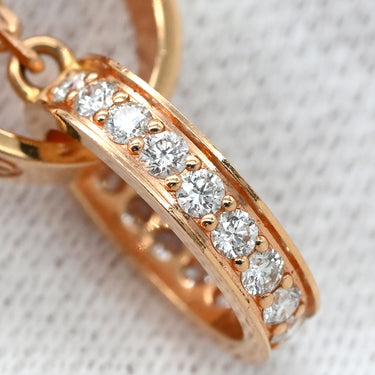 カルティエ Cartier Love ネックレス セミパヴェ ダイヤ ピンクゴールド K18PG ダイヤモンド ネックレス 18金 750PG PG パヴェダイヤ
