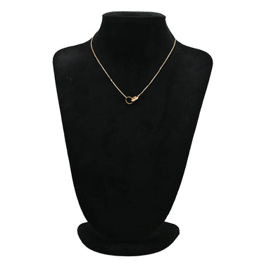 カルティエ Cartier Love ネックレス セミパヴェ ダイヤ ピンクゴールド K18PG ダイヤモンド ネックレス 18金 750PG PG パヴェダイヤ