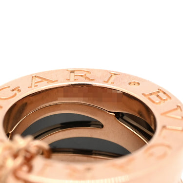 ブルガリ BVLGARI ビーゼロワン レジェンド ネックレス 356118 ピンクゴールドXブラック K18PG セラミック ネックレス B-zero1 ペンダント 18K 750PG 黒