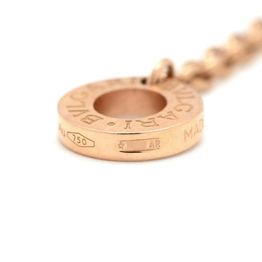 ブルガリ BVLGARI ビーゼロワン レジェンド ネックレス 356118 ピンクゴールドXブラック K18PG セラミック ネックレス B-zero1 ペンダント 18K 750PG 黒