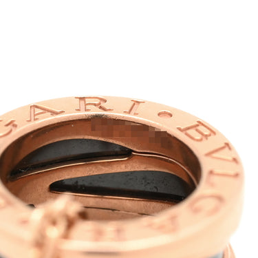 ブルガリ BVLGARI ビーゼロワン レジェンド ネックレス 356118 ピンクゴールドXブラック K18PG セラミック ネックレス B-zero1 ペンダント 18K 750PG 黒