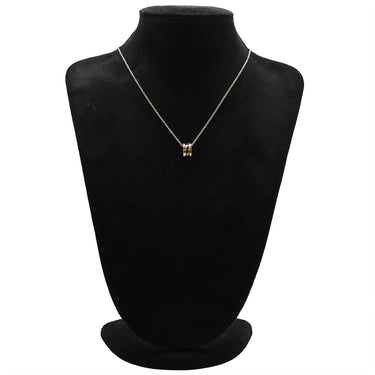 ブルガリ BVLGARI ビーゼロワン レジェンド ネックレス 356118 ピンクゴールドXブラック K18PG セラミック ネックレス B-zero1 ペンダント 18K 750PG 黒