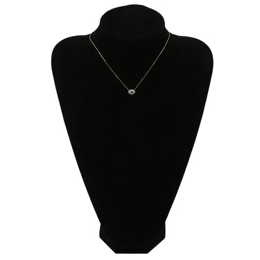 ポンテヴェキオ Ponte Vecchio アクアマリン イエローゴールド K18YG アクアマリン ダイヤモンド ネックレス Au750 18K 18金 ダイヤモンド ペンダント