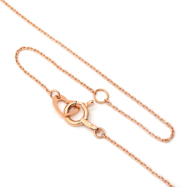 ポンテヴェキオ Ponte Vecchio ピンクゴールド K18PG ダイヤモンド ネックレス Au750 18K 18金 パヴェダイヤ ハートモチーフ