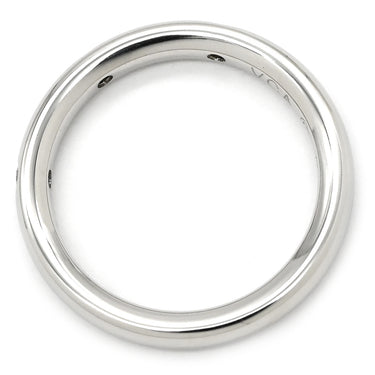 ヴァンクリーフアーペル Van Cleef & Arpels タンドルモン エトワール マリッジリング プラチナシルバー Pt950 ダイヤモンド #47 リング 指輪 VCA ダイヤ 3P 3石 3粒 甲丸 Pt950 7号