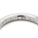 ヴァンクリーフアーペル Van Cleef & Arpels タンドルモン エトワール マリッジリング プラチナシルバー Pt950 ダイヤモンド #47 リング 指輪 VCA ダイヤ 3P 3石 3粒 甲丸 Pt950 7号