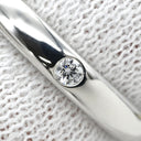 ヴァンクリーフアーペル Van Cleef & Arpels タンドルモン エトワール マリッジリング プラチナシルバー Pt950 ダイヤモンド #47 リング 指輪 VCA ダイヤ 3P 3石 3粒 甲丸 Pt950 7号