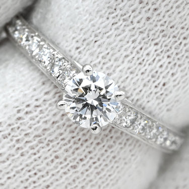 ヴァンクリーフアーペル Van Cleef & Arpels ロマンス ソリティア ダイヤリング プラチナシルバー Pt950 ダイヤモンド #48(JP8) リング 指輪 1P 1粒 8号