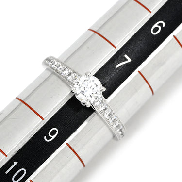 ヴァンクリーフアーペル Van Cleef & Arpels ロマンス ソリティア ダイヤリング プラチナシルバー Pt950 ダイヤモンド #48(JP8) リング 指輪 1P 1粒 8号