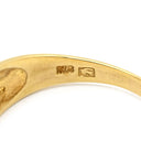 ノンブランド NON BRAND ダイヤモンド 0.34ct イエローゴールド K18YG ダイヤモンド リング 指輪 ブリリアントカット 3P 3石 3粒 18K 750 YG ダイア 15号