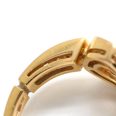 ブルガリ BVLGARI ブルガリブルガリ ダイヤモンド 347896 ピンクゴールド K18PG ダイヤモンド リング 指輪 Au750 750PG RG 11.5号